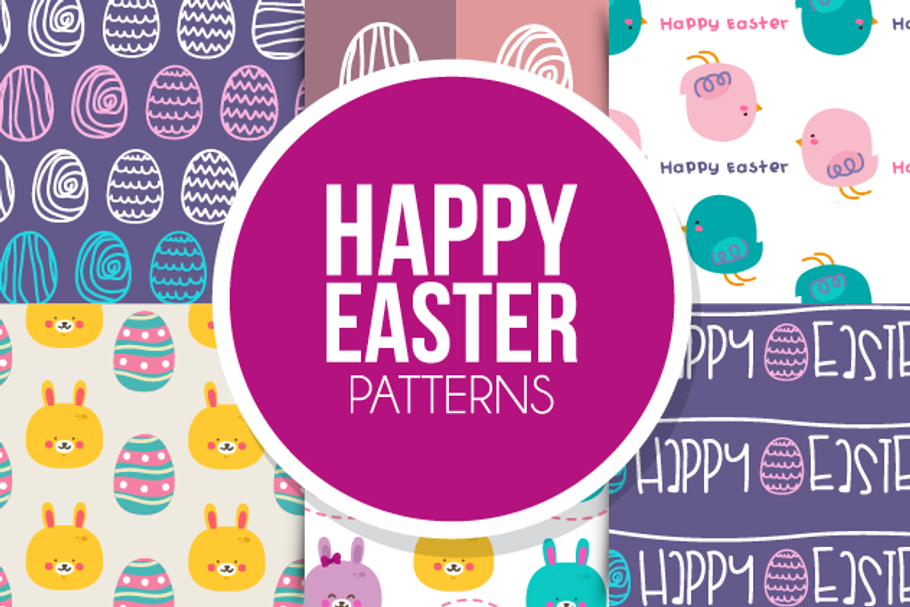 Happy Easter Patterns in Patterns - product preview 8