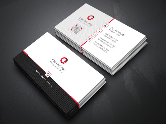Business card in Business Card Templates - product preview 3