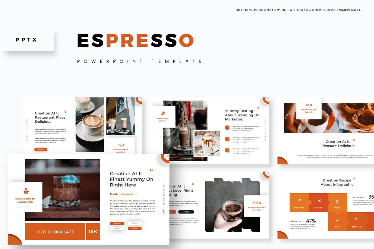 Espresso - Powerpoint Template in PowerPoint Templates - product preview 8