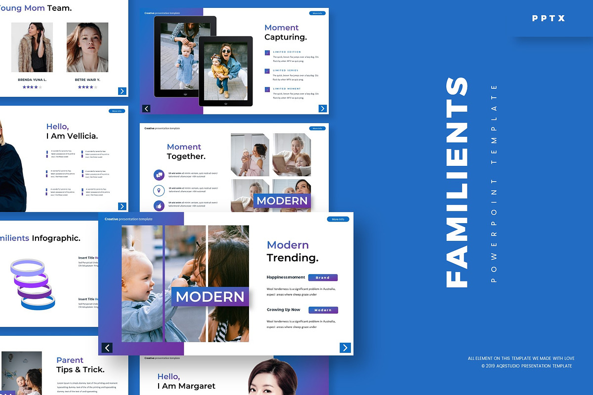 Familients - Powerpoint Template in PowerPoint Templates - product preview 8