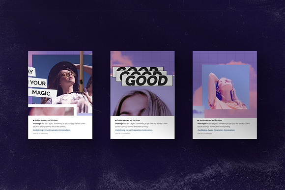 Aesthetic Puzzle Instagram Feed in Instagram Templates - product preview 6