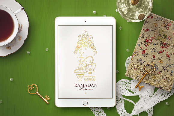 4. Set Of Ramadan Greetings Frames in Illustrations - product preview 2