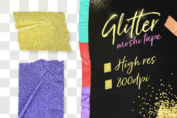 Glitter Moshi Tape Objects in Objects - product preview 1