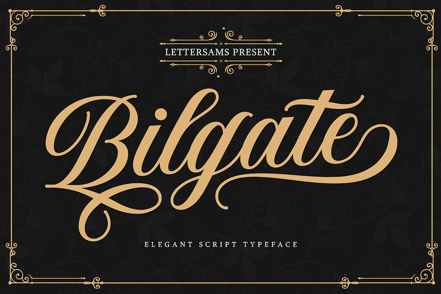 Bilgate Script in Script Fonts - product preview 8