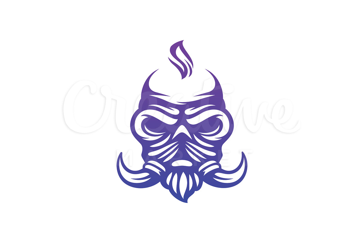 Skull Head Mascot or Esport Logo in Templates - product preview 8