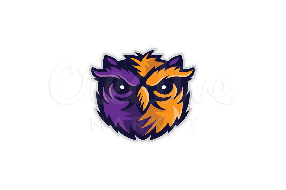 Owl Mascot or Esport Logo in Templates - product preview 8