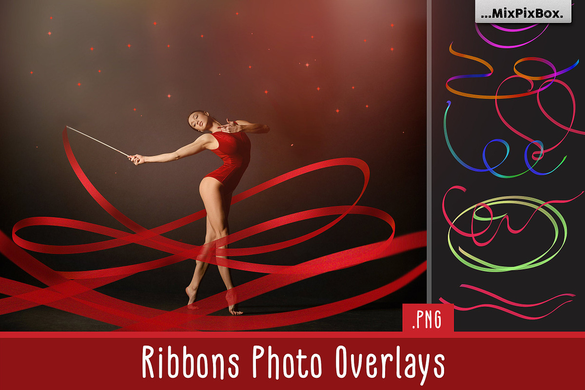 55 Ribbons Transparent Overlays in Add-Ons - product preview 8