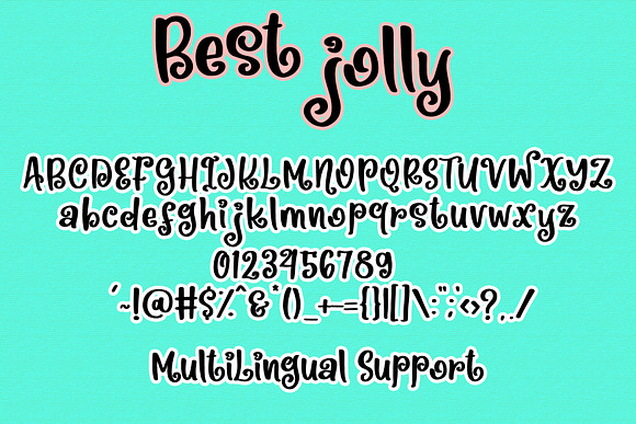 Best Jolly - Handwritting Font in Display Fonts - product preview 5
