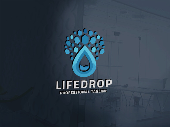 Life Drop Logo in Logo Templates - product preview 1