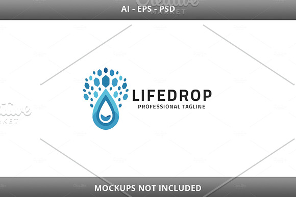 Life Drop Logo in Logo Templates - product preview 3