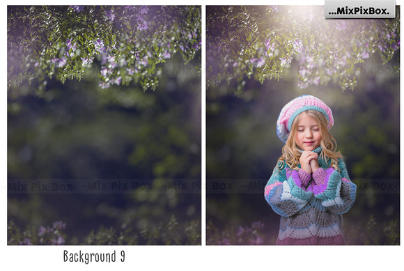 Floral Portrait Backgrounds in Add-Ons - product preview 5