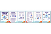 Translation services brochure