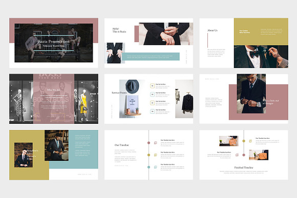 Ruzia : Luxury Fashion Powerpoint in PowerPoint Templates - product preview 1
