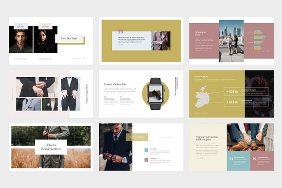 Ruzia : Luxury Fashion Powerpoint in PowerPoint Templates - product preview 3