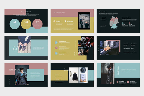 Ruzia : Luxury Fashion Powerpoint in PowerPoint Templates - product preview 8