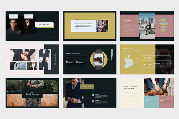 Ruzia : Luxury Fashion Powerpoint in PowerPoint Templates - product preview 9