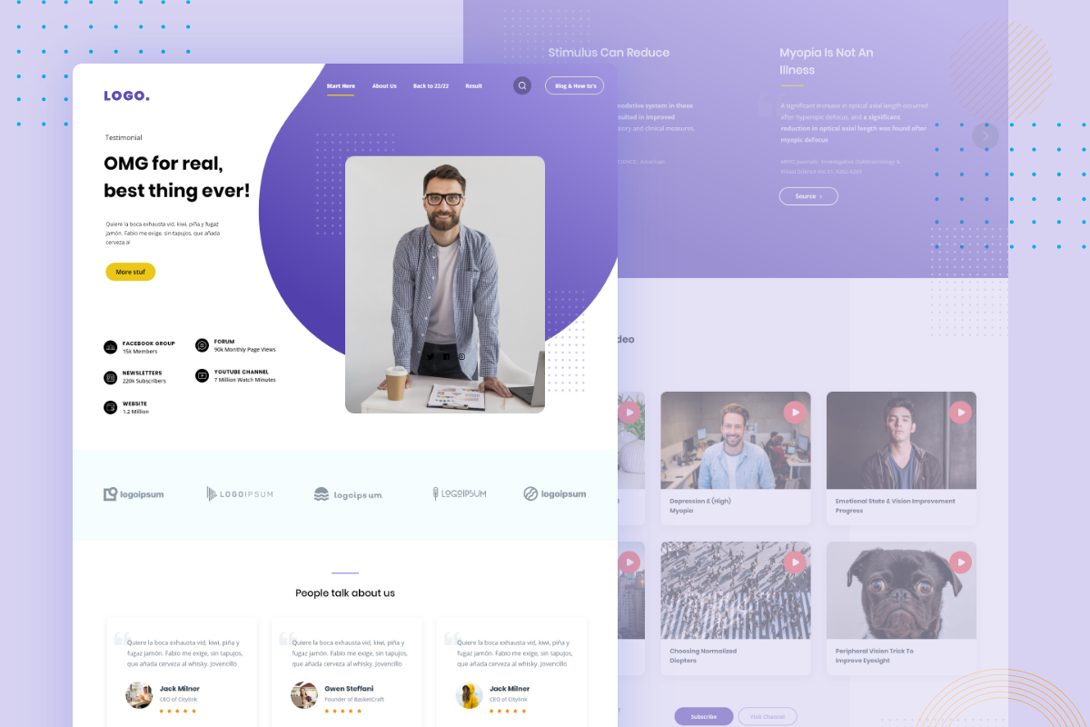 Digital Marketing Agency Landing in Landing Page Templates - product preview 8