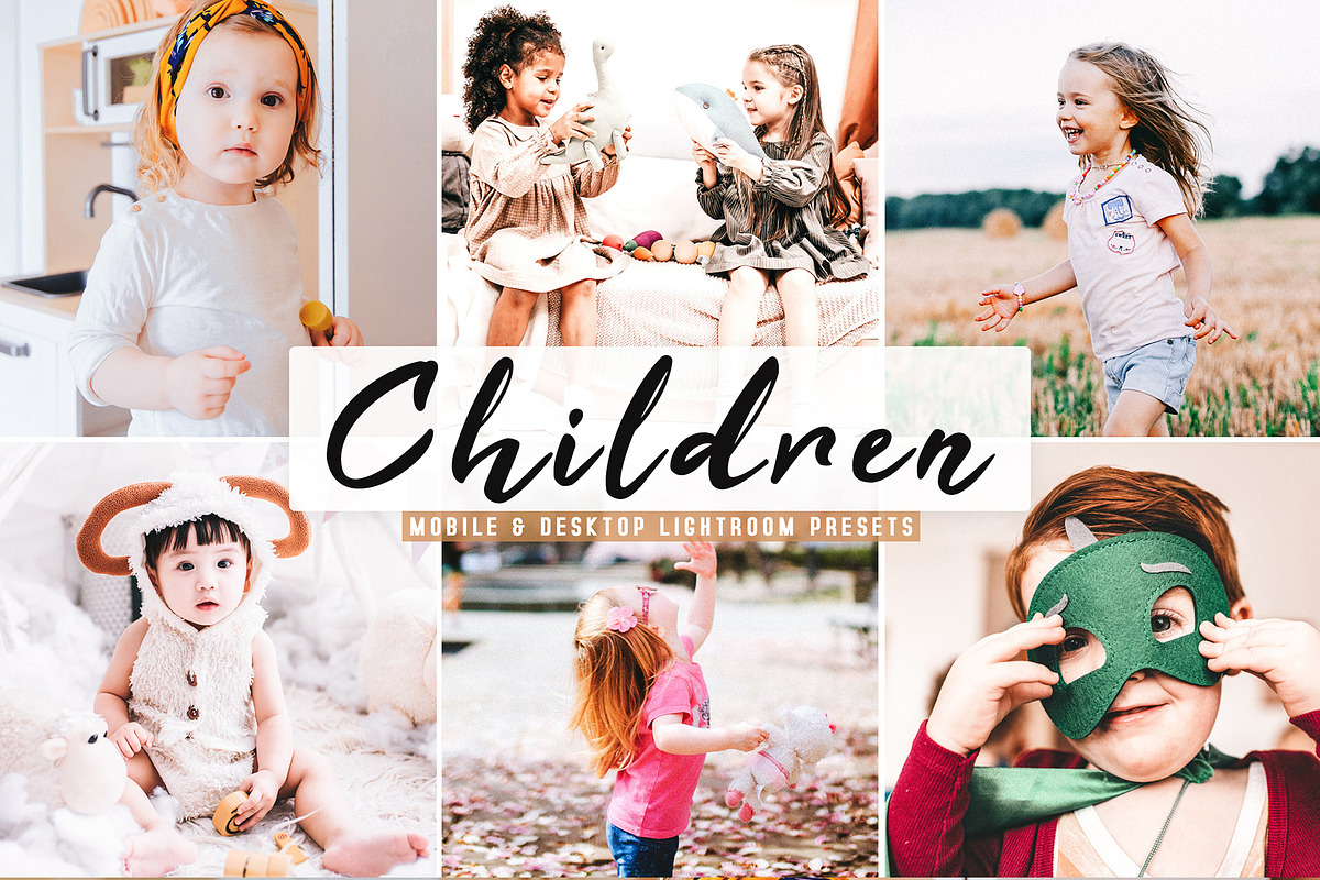 Children Lightroom Presets Pack in Add-Ons - product preview 8