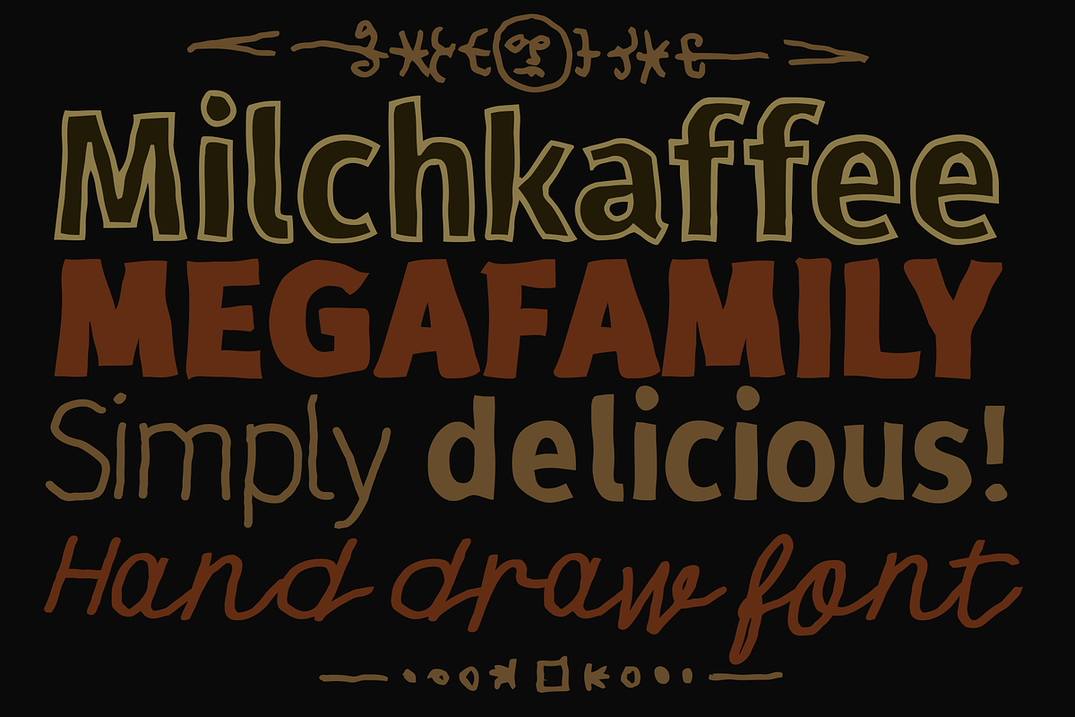 Milchkaffee Megafamily Font in Script Fonts - product preview 8