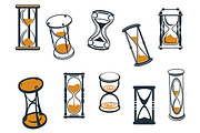 Set of hourglasses or egg timers