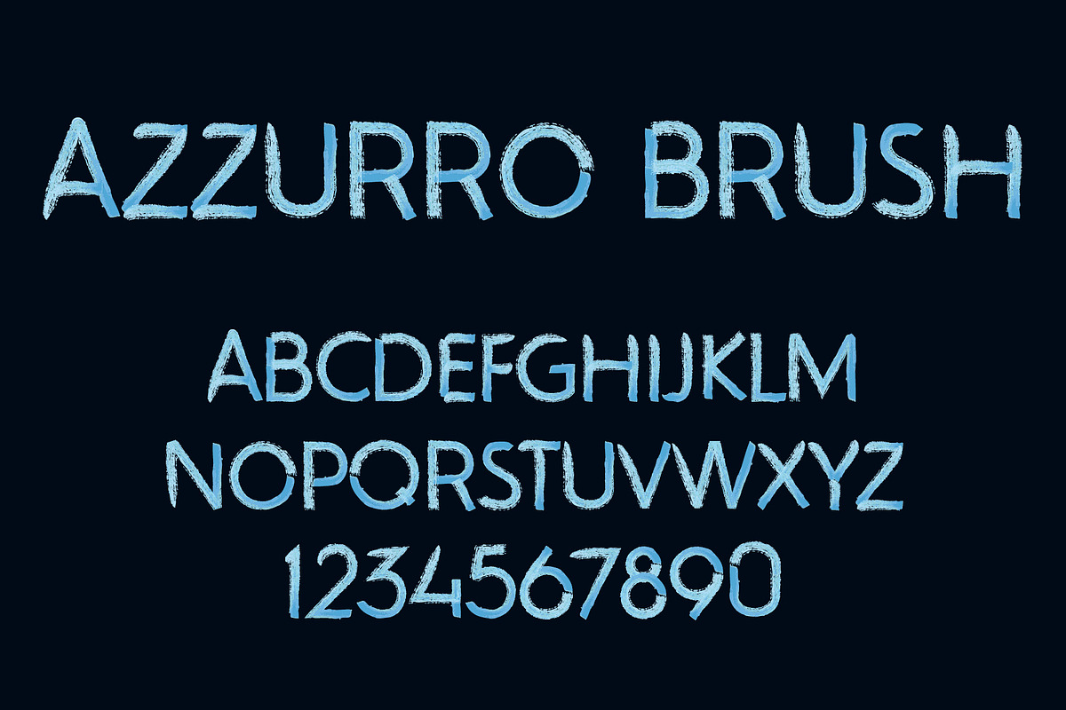 Azzurro SVG font in Display Fonts - product preview 8