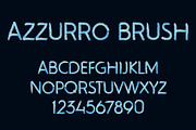Azzurro SVG font