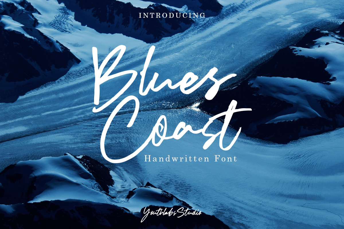 Blues Coast - Handwritten Font in Script Fonts - product preview 8