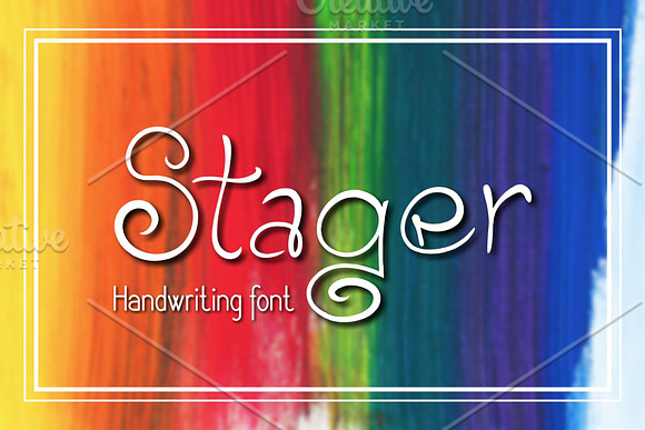 Stager in Script Fonts - product preview 2