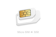 Micro to Standard SIM card adapter