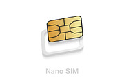 eSIM to Nano SIM card adapter