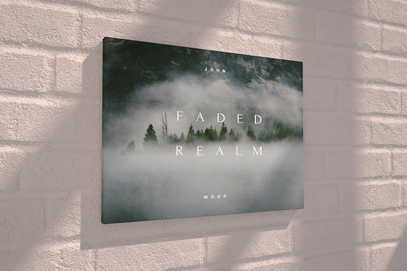 Canvas Mockups Set Vol 2 in Print Mockups - product preview 1