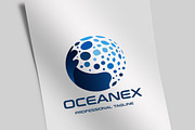 Oceanex Letter O Logo