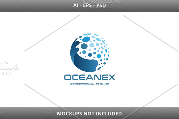 Oceanex Letter O Logo in Logo Templates - product preview 2