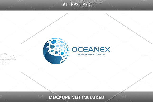 Oceanex Letter O Logo in Logo Templates - product preview 3