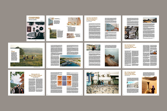 Cosford Magazine Template in Magazine Templates - product preview 4