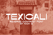 Texicali Reverse Contrast Font