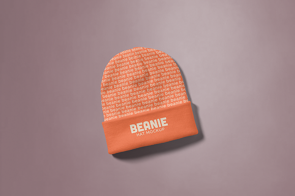 Beanie Hat Mock-up in Product Mockups - product preview 3