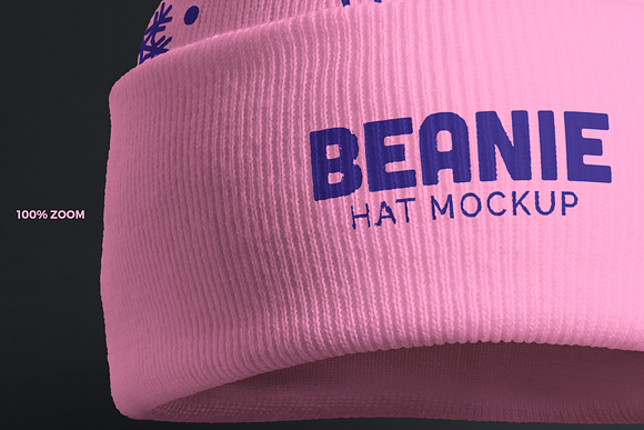 Beanie Hat Mock-up in Product Mockups - product preview 6