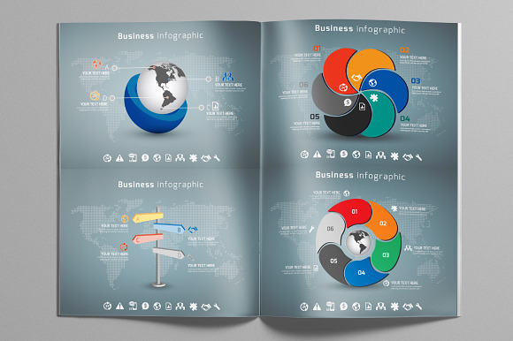 Premium Collection of Infographics in Presentation Templates - product preview 5