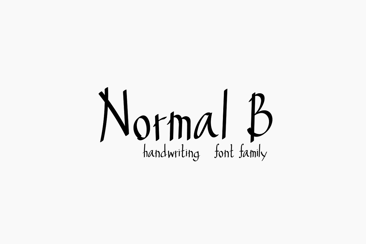 Normal B in Script Fonts - product preview 8