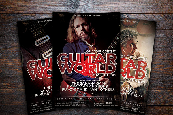 Guitar World Concert Flyer