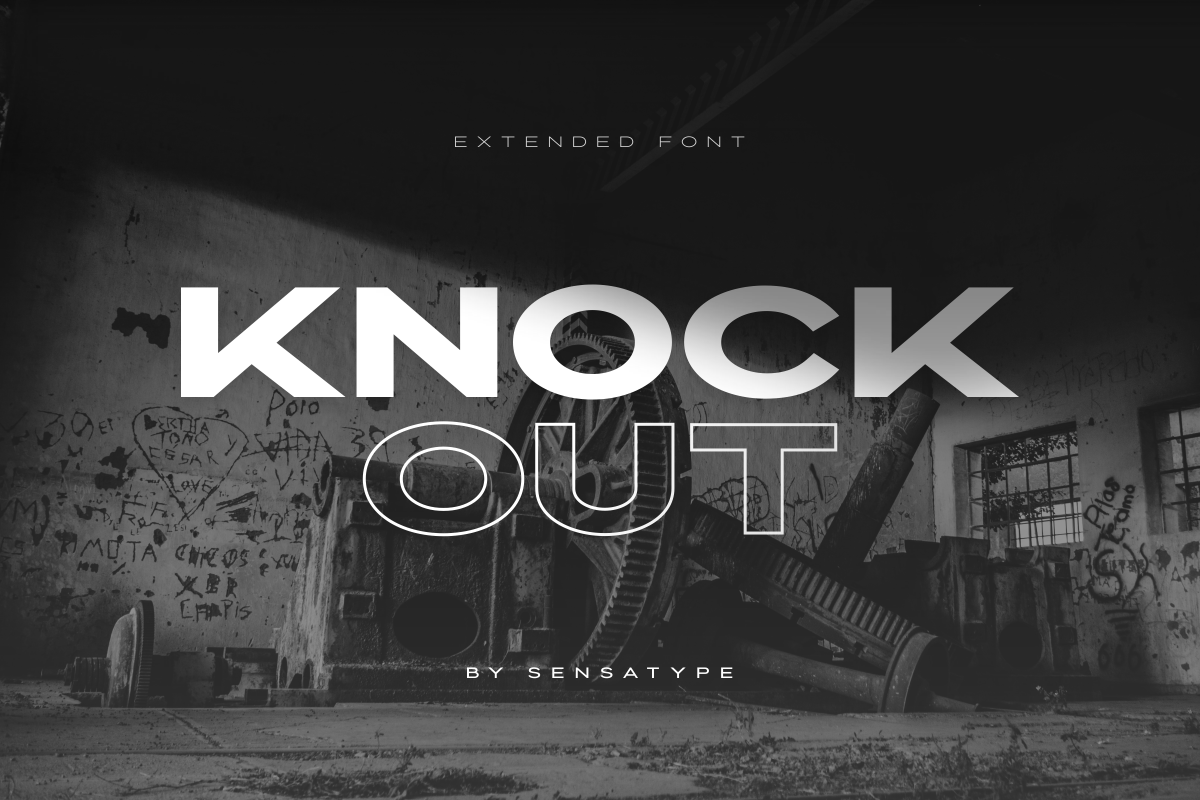 Knockout - Extended Font Family in Sans-Serif Fonts - product preview 8