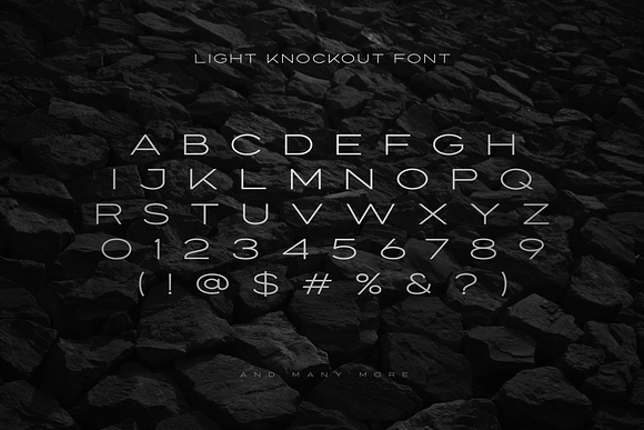 Knockout - Extended Font Family in Sans-Serif Fonts - product preview 19