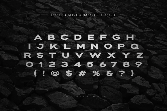Knockout - Extended Font Family in Sans-Serif Fonts - product preview 21