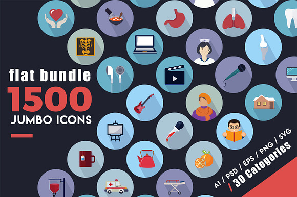 Jumbo Icons Flat Vector Pack in Heart Emoticons - product preview 14