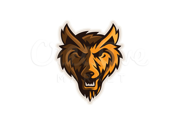 Wolf Mascot or Esport Logo