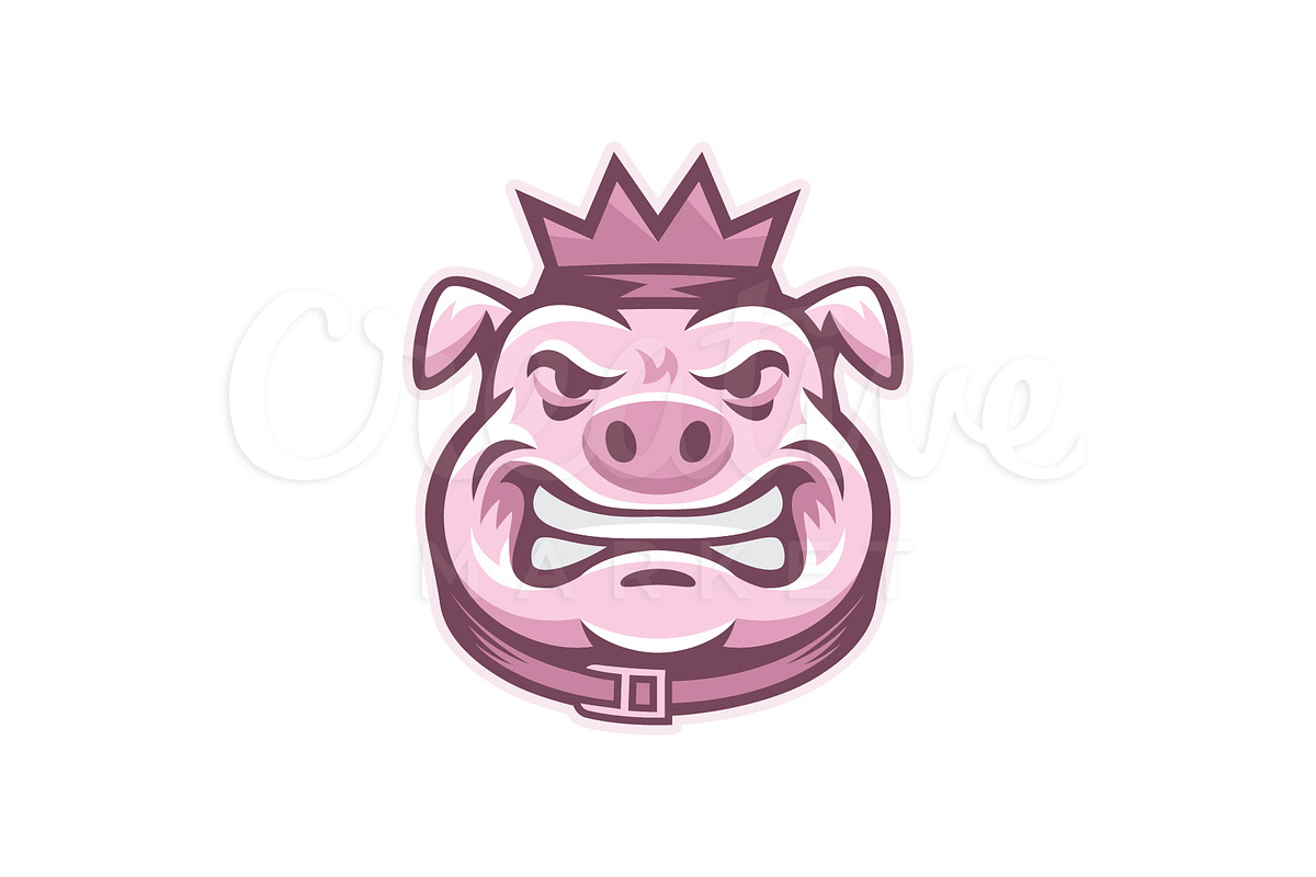 Pig Mascot or Esport Logo in Templates - product preview 8