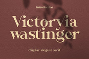 Victoryia Wastinger Elegant Display