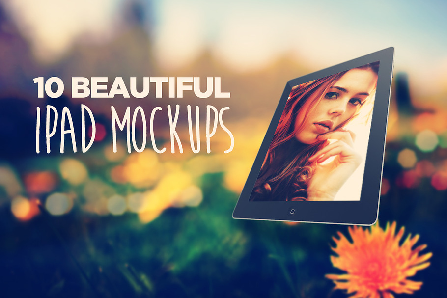 10 Beautiful Ipad Mockups in Mobile & Web Mockups - product preview 8