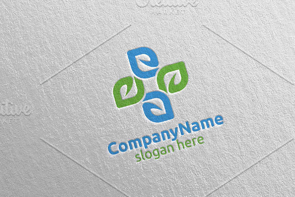 Natural Cross Medical Hospital Logo in Logo Templates - product preview 1